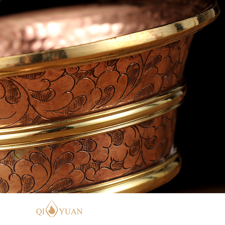 Handmade Brass Meditation Bell – Retro Tibetan Buddhist Prayer Handbell | Custom Logo | Lucky Dinner & Home Decor