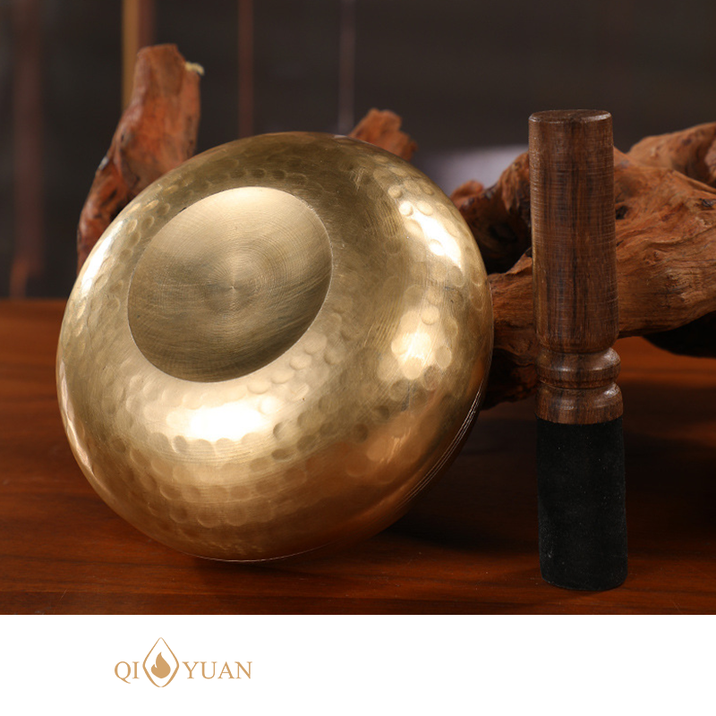 Handmade Nepalese Singing Bowl & Vajra Dorje Set – Tibetan Sound Bowl for Yoga, Meditation, Mindfulness & Decor