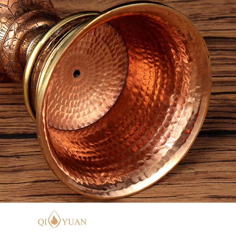 Handmade Brass Meditation Bell – Retro Tibetan Buddhist Prayer Handbell | Custom Logo | Lucky Dinner & Home Decor